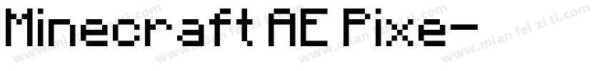 Minecraft AE Pixe字体转换